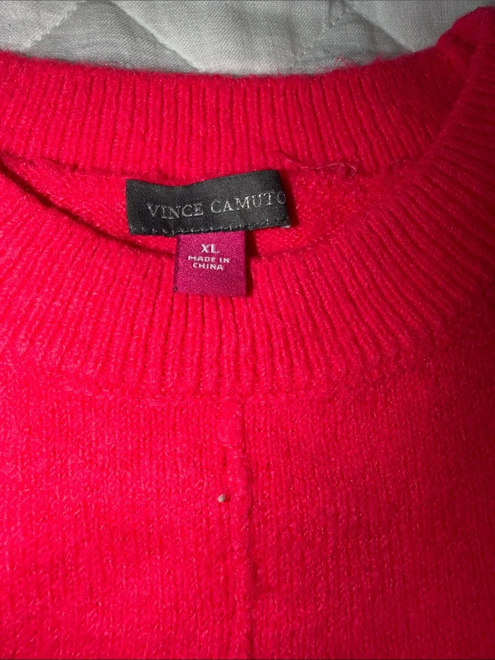 Women's Hot Pink Crewneck Sweater